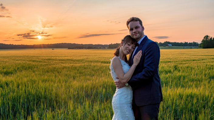 Wedding in the fields close to Västerås