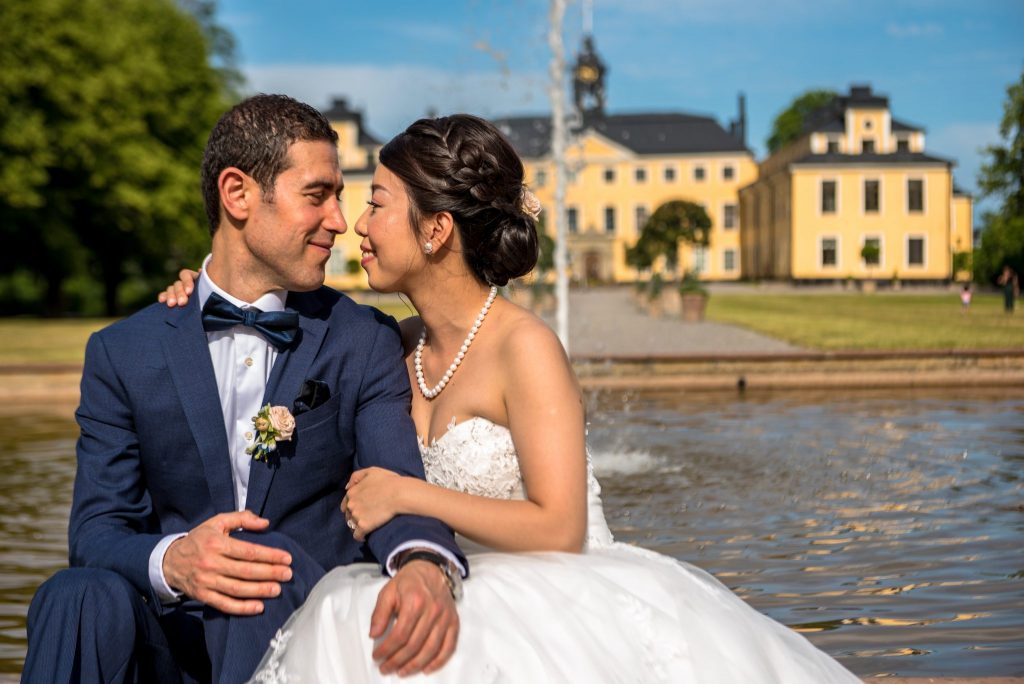 Wedding photo session at Ulriksdal Slott