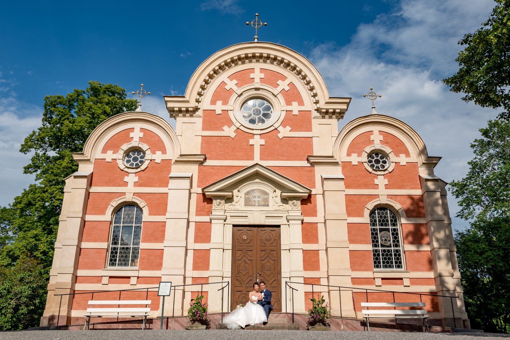 Wedding photo session in Ulriksdal