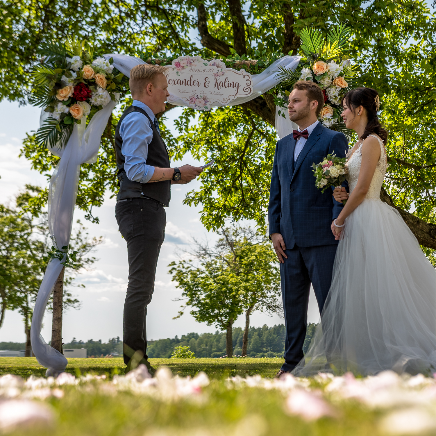 Wedding ceremony in Västerås