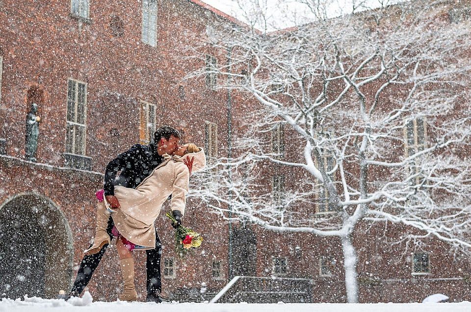 Stockholm winter wedding: Liuba & Max